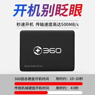 360固態硬盤SSD120G/240G/480G固態硬盤臺式機電腦聯想戴爾華碩筆記本sata接口高速固態硬盤