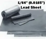 Sheet Lead - 1/64 inches x 12 inches x 36 inches