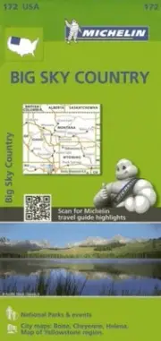 Michelin Big Sky Country Map (Michelin Maps) by Michelin [Sheet map, folded]