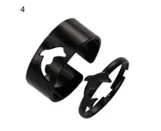 2Pcs/Set Adjustable Couple Rings Heart/Moon/Star/Dolphin Shape Jewelry Creative Exquisite Open Rings for Gifts-Black 4 - Black 4