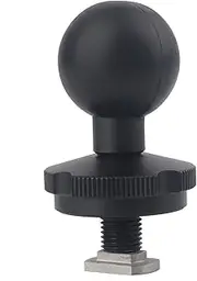 1" Ball Mount for Track with T-Bolt Attachment Compatible with RAM Mount B Size Double Socket Arm