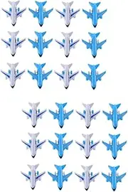 BRIGHTFUFU 24 Pcs Airliner Pull Back Pull Back Model Planes Passenger Plane Toys Fighter Toy Boy Toy Kid Toy Boys Toy Planes for for Toys for Boys Airplane Plastic