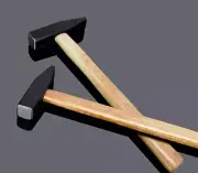 100g~1000g Walnut Wood Handle Machinist's Hammer Mini Hammer Duck Foot Hammer