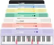 The ONE COLOR Smart Keyboard 61 Keys Lighted Piano Electric Piano for Beginners with 256 Tones, 64 Polyphony, Built-in LED Lights and Apps, USB Compatible