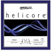 D'Addario Helicore Cello Single D String 4/4 Scale Light Tension H512