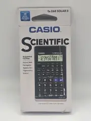 Casio FX-260 Solar II Scientific Calculator NEW Sealed