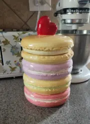 Macaroons Heart Cookie Jar Canister Viral Tiktok