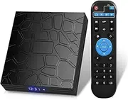 2GB/4GB+16GB/32GB/64GB Quad Core Smart Android 9.0 TV Box Bluetooth4.0 4K 2.4GHz/5.8GHz Dual WiFi Set-top Box Media Player,4GB+64GB