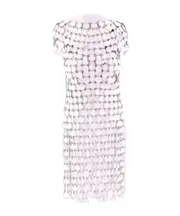 Sequined dress FR42 White