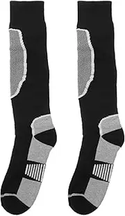 [PACKOVE] 1pair Warm Winter Socks for Cold Weather Thick Anti-Slip Hiking Socks Quick-Drying Breathable for Outdoor Activities and Sports and Grey