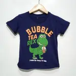 兒童短袖T恤/兒童上衣/BUBBLE TEA REX 兒童發行T恤/BOBA T恤