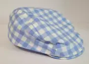 Tommy Bahama Kids 3-6 Months Chambray Hat Cap Blue Plaid Checkered NWT New