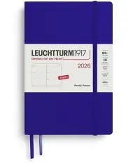 [LEUCHTTURM1917] Weekly Planner Paperback (B6+) 2026 in Ink