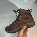 BTW 美國 MERRELL 男 MOAB 2 APEX MID 防水 登山鞋 咖啡色 黃金大底 健走 戶外