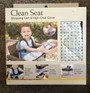 New Grocery Cart Cover Clean Seat For Baby By Eddie Bauer Brown Blue Unisex