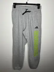 Adidas Mens Gray Urban Q3 Three Stripes Sweat Pants Size Medium NWT