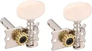 FUNOMOCYA 6pcs Guitar Tuning Pegs for Acoustic Ukulele Wooden Tuning Keys Retro Design Easy String Winder