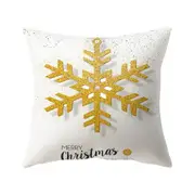 Christmas Pillow Covers Xmas Throw Print Pillowcases Sofa Cushion Cover for Holiday Christmas Home Decorations -Style 5