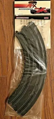 New Sealed 2-Packs TOMY AFX Racemasters 9” X 1/4" Inch Curve Track Pair #8623
