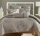 NWT ~ NOSTALGIC CODY Twin Quilt in Charcoal 68" x 86"