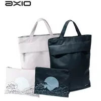 在飛比找松果購物優惠-【AXIO】KISS 3WAY 多功能三用子母浮世繪帆布包(