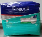Prevail Super Plus Underwear, Small/Medium (34-46 Inch Waist) - Pack of 18