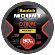 3 Pack Extreme Mounting Tape, Double-Sided, 1-In. x 33.3-Ft. 414H-LONG-DC