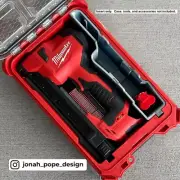 Milwaukee Packout Insert for M12 Cable Stapler | Jonah Pope Design (Insert-only)