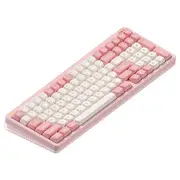 NuPhy Halo96 V2 Wireless Raspberry Switch Keyboard Sakura Fizz