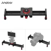 Andoer 30cm Aluminum Alloy Camera Track Slider Video Stabilizer Rail 11Lbs B4U4