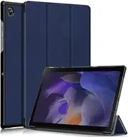 Kepuch Custer Case for Samsung Galaxy Tab A8 2022 SM-X207,A8 2021 SM-X205 SM-X200,Ultra-Thin PU-Leather Hard Shell Cover for Samsung Galaxy Tab A8 2022 SM-X207,A8 2021 SM-X205 SM-X200 - Blue