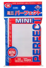 KMC Deck Protectors - MINI Size - Perfect Fit / Size Sleeves – (100 pcs)