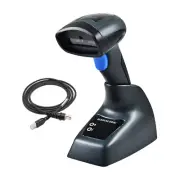 Datalogic QuickScan QBT2131-BK-BTK1 Bluetooth 1D Barcode Scanner USB Kit w/Stand
