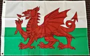 2x3 Wales Flag Welsh Dragon Banner Cymru Pennant UK United Kingdom Poly 100D