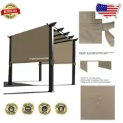 Universal Replacement Shade Canopy for Pergolas - 14' x 9' Waterproof Design