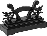 PRETYZOOM Chinese Style Folding Fan Display Stand Holder for Handheld Fans for Home Decor Office Gallery and Exhibitions Present for Fan Enthusiasts