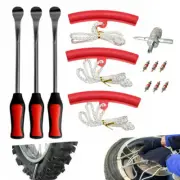 Tire Spoon Lever Tool Kits Iron For Motorcycle With Bike Wheel Rim Protector