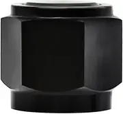 CADUFUELLY 8AN Flare Cap Block off Fitting Plug Adapter Black