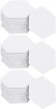 uxcell 300 Count Hexagon Paper Piecing Paper for Quilting, 0.5-Inch English Paper Piecing Template, Foundation Paper Pieces Patchwork Supplies for Quilting Sewing DIY Craft