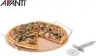 Avanti 33cm Pizza Stone Set w/ Rack and Pizza Cutter with FREE SHIPPING AU.