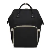 Multi-functional Double Shoulder Bag Handbag Waterproof Oxford Cloth Backpack, Capacity: 16L (Black)