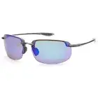 Maui Jim Men's Hookipa Xlarge 68 mm Grey Sunglasses MJ0456S-002