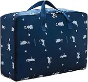 Bedding Storage Bags with Zipper | Blankets Organizer,Waterproof Foldable Zippered Handbags for Space-Saving Storage Dorm Clothes Blankets Sheets Comforters Bedding