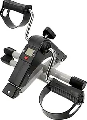 Multi Functional Fitness Bike Pedal Stepper for Home and Office Compact Design with Real Exercise Data Easy to Use for Beginners Leg and Arm Rehabilitation