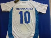 Customized with Name and Number, La Selecta d El Salvador Soccer Team Jersey