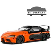 SOLIDO 2024 TOYOTA GR SUPRA STREETFIGHTER 1/18 DIECAST ORANGE / BLACK S1809005