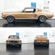 *SUPER RARE* Autoart 1/18 Ford Mustang GT 390 Fastback Gold