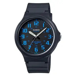 【CASIO】卡西歐指針大錶徑復古錶款MW-240 MW-240-2B 防水 宏崑時計 台灣公司貨保固一年