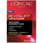 L'Oreal Paris Revitalift Triple Power Anti Aging Overnight Mask, 1.7 oz (4 Pack)