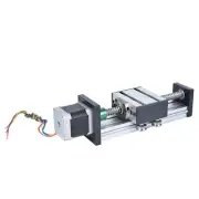200mm Single Shaft Ball Screw Linear Guide Rail CNC Sliding Table With 42 Motor